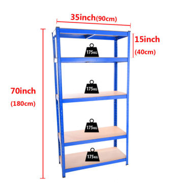 Q235 Steel Cost-Effective Slotted Angle Shelving / Light Duty Shelf